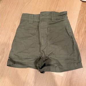 Olive Green Women's Shorts